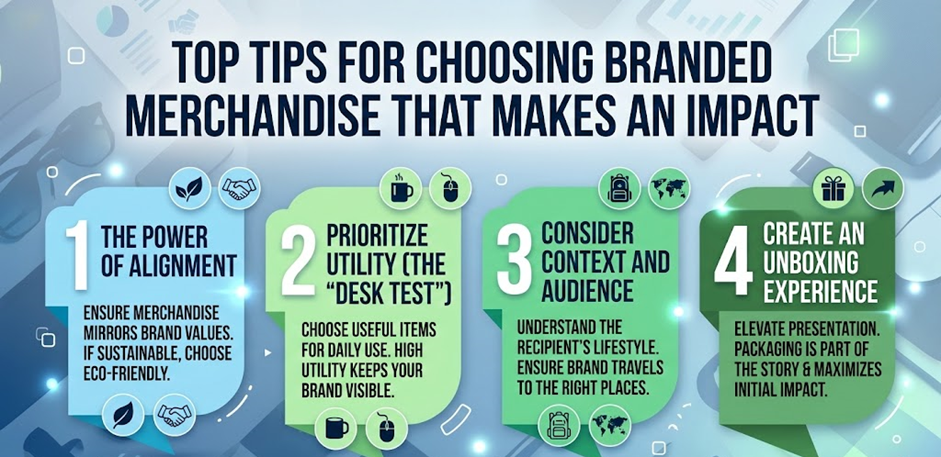 Top 5 Tips for Choosing Branded Merchandise That Makes an Impact